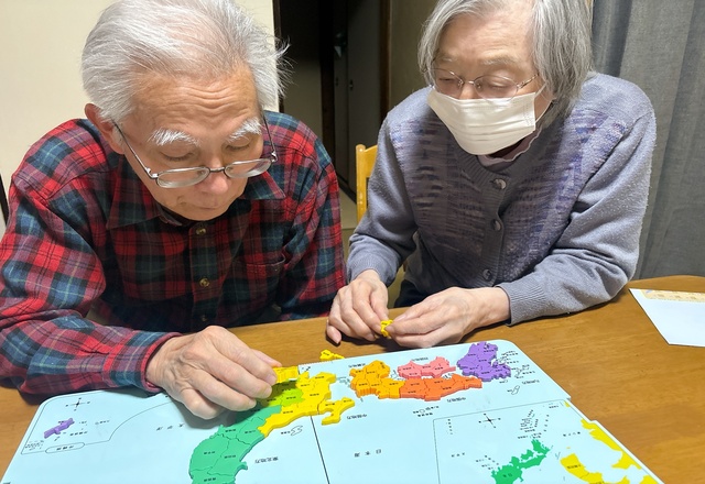 脳トレ（日本地図パズル）