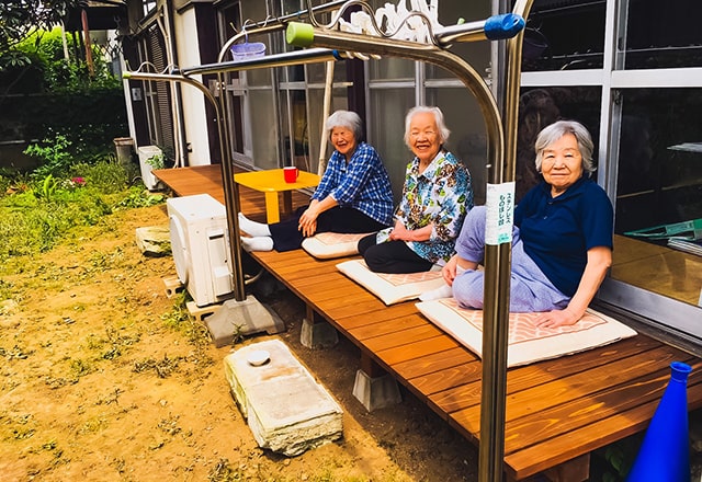 居心地のいい広い縁側